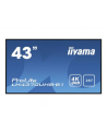 IIYAMA LH4370UHB-B1 43inch VA Super Slim 4K UHD Landscape or Portrait 4000:1 700cd/m2 2xHDMI USB LAN RS232 System Android 9 OS - nr 12