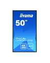 IIYAMA 50inch UHD IPS 4K Landscape and Portrait 500cd/m2 DP HDMI DP-Out USB LAN/RS232 SDM-L PC-Slot Speakers System Android 8 OS - nr 5