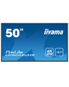 IIYAMA 50inch UHD IPS 4K Landscape and Portrait 500cd/m2 DP HDMI DP-Out USB LAN/RS232 SDM-L PC-Slot Speakers System Android 8 OS - nr 16