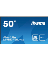 IIYAMA 50inch UHD IPS 4K Landscape and Portrait 500cd/m2 DP HDMI DP-Out USB LAN/RS232 SDM-L PC-Slot Speakers System Android 8 OS - nr 21
