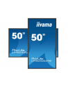 IIYAMA 50inch UHD IPS 4K Landscape and Portrait 500cd/m2 DP HDMI DP-Out USB LAN/RS232 SDM-L PC-Slot Speakers System Android 8 OS - nr 24