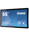 IIYAMA 55inch PCAP IPS AG 4K Bezel Free 15 Points Touch Landscape Portrait or Face-up 1100:1 500cd/m2 2xHDMI DP VGA USB RS232C - nr 10