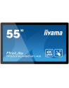 IIYAMA 55inch PCAP IPS AG 4K Bezel Free 15 Points Touch Landscape Portrait or Face-up 1100:1 500cd/m2 2xHDMI DP VGA USB RS232C - nr 23