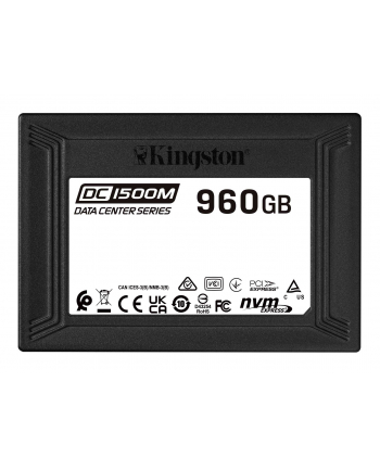 kingston Dysk SSD DC1500M  960GB U.2 NVMe 3100/1700 MB/s