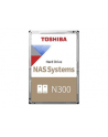 TOSHIBA N300 NAS Hard Drive 4TB SATA 3.5inch 7200rpm 256MB Bulk - nr 22