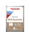 TOSHIBA N300 NAS Hard Drive 4TB SATA 3.5inch 7200rpm 256MB Bulk - nr 7