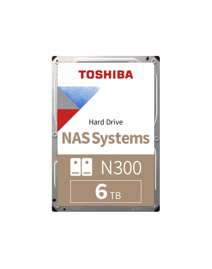 toshiba europe TOSHIBA N300 NAS Hard Drive 6TB SATA 3.5inch 7200rpm 256MB Retail główny