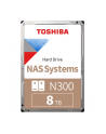 toshiba europe TOSHIBA N300 NAS Hard Drive 8TB SATA 3.5inch 7200rpm 256MB Retail - nr 10