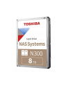toshiba europe TOSHIBA N300 NAS Hard Drive 8TB SATA 3.5inch 7200rpm 256MB Bulk - nr 24
