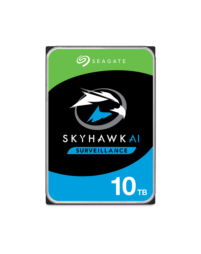 SEAGATE Surveillance AI Skyhawk 10TB HDD SATA 6Gb/s 256MB cache 8.9cm 3.5inch BLK główny