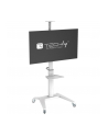 TECHLY Mobilny Stojak do Telewizora 37-70inch 70kg 2 Półki Biały - nr 6