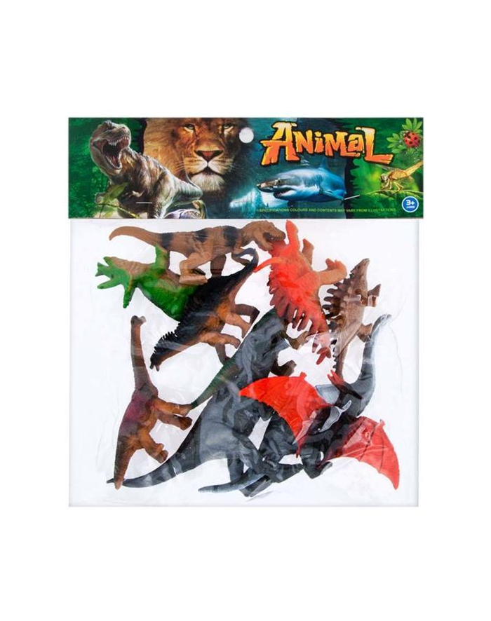 euro-trade Figurki dinozaurów zestaw 10szt 25x29cm MC główny