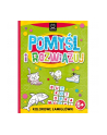 aksjomat Książeczka Pomyśl i rozwiązuj. Kolorowe łamigłówki 6+ - nr 1