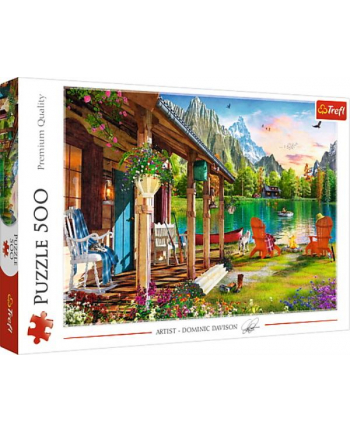 Puzzle 500el Domek w górach 37408 Trefl