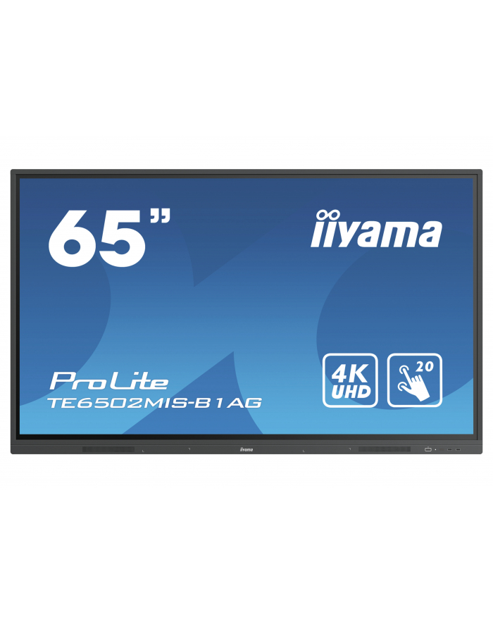 iiyama Monitor wielkoformatowy 65 cala TE6502MIS-B1AG INFRARED,4K,IPS,Wifi,iiWare9.0 główny