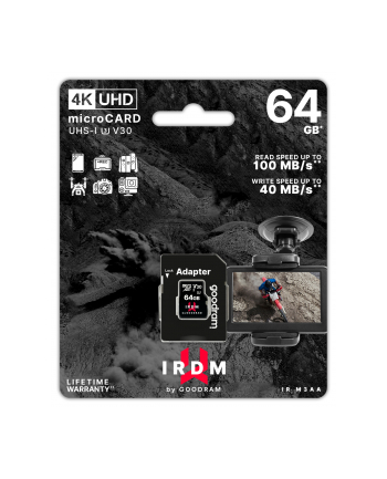 goodram *microSD IRDM 64GB UHS-I U3 adapter