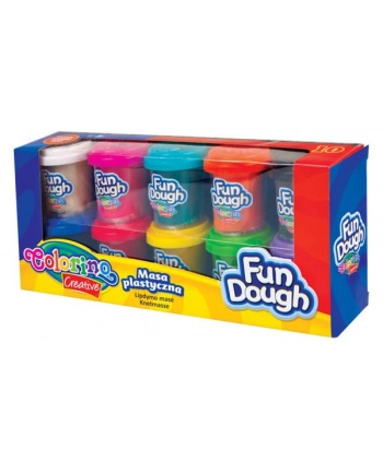patio Masa plastyczna 10 kolorów Fun Dough 34302 Colorino Creative