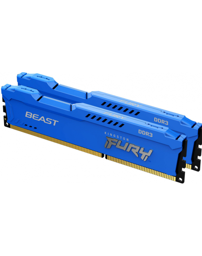KINGSTON 8GB 1600MHz DDR3 CL10 DIMM Kit of 2 FURY Beast Blue główny