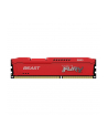 KINGSTON 8GB 1600MHz DDR3 CL10 DIMM FURY Beast Red - nr 1