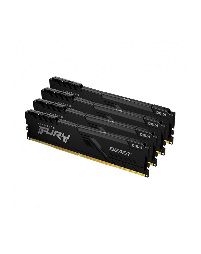 KINGSTON 64GB 2666MHz DDR4 CL16 DIMM Kit of 4 FURY Beast Black główny