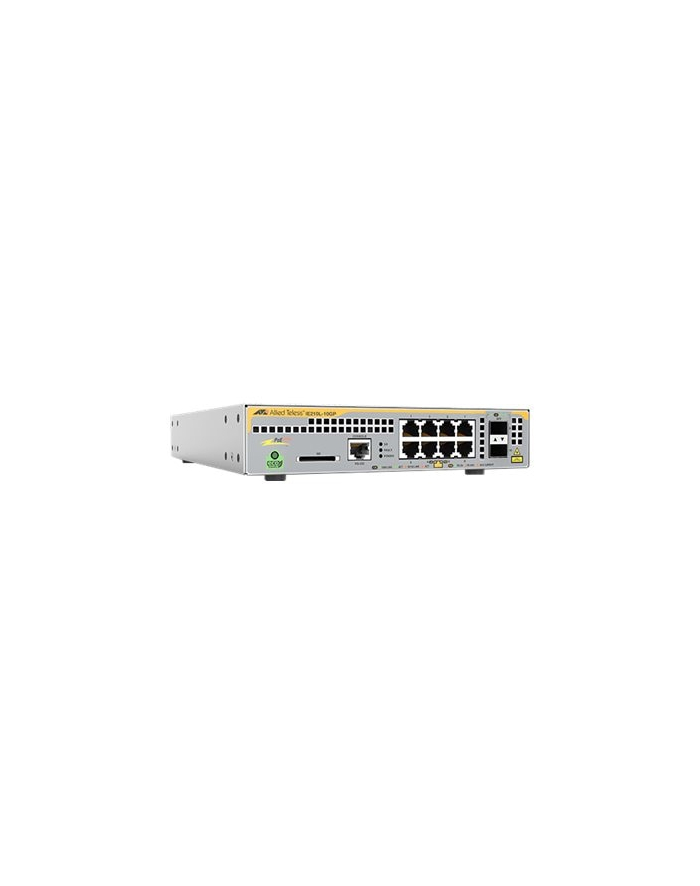 ALLIED TELESIS ALLIED Industrial managed PoE+ switch 8x 10/100/1000TX PoE+ ports 2x 100/1000X SFP główny