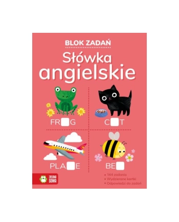 zielona sowa Książka Blok zadań. Słówka angielskie