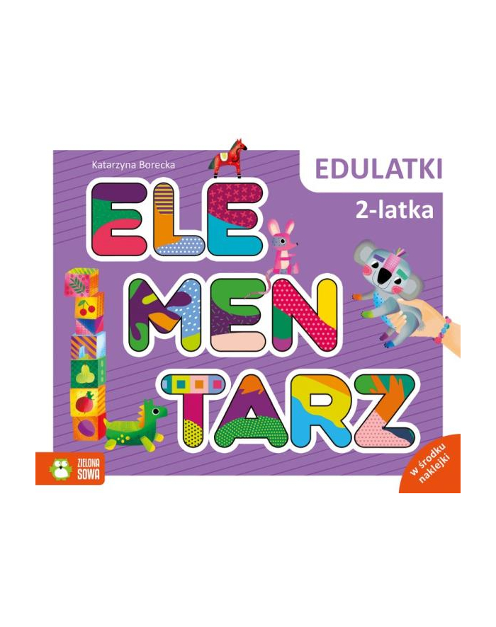zielona sowa Książka Edulatki. Elementarz 2-latka główny