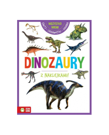 zielona sowa Książka Wszystko wiem! Dinozaury