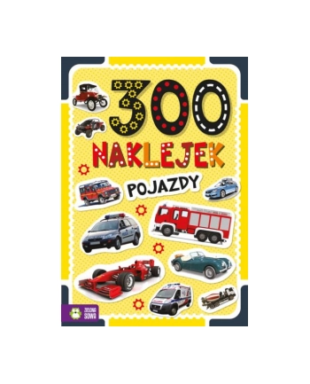 zielona sowa Książka 300 naklejek. Pojazdy