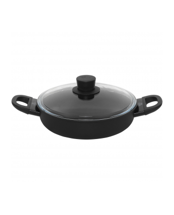 Patelnia BALLARINI Avola głęboka z 2 uchwytami tytanowa 24 cm 75002-922-0