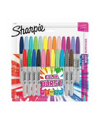 Sharpie-zestaw markerów  Fine Color Burst 24 szt