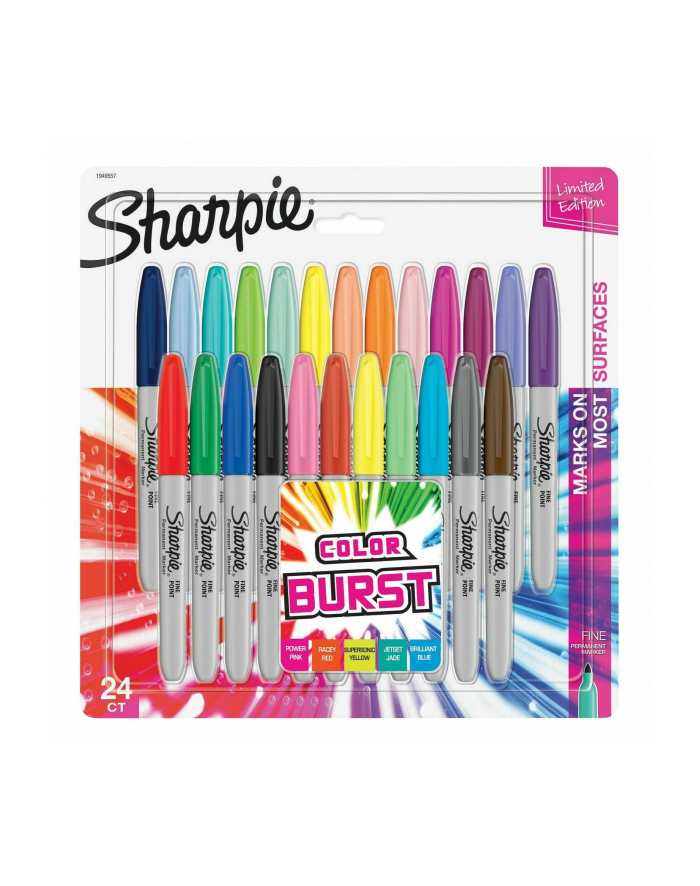 Sharpie-zestaw markerów  Fine Color Burst 24 szt główny