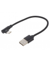 GEMBIRD KABEL KĄTOWY USB 20 AM->USB TYPE-C(M) 02M CZARNY - nr 1