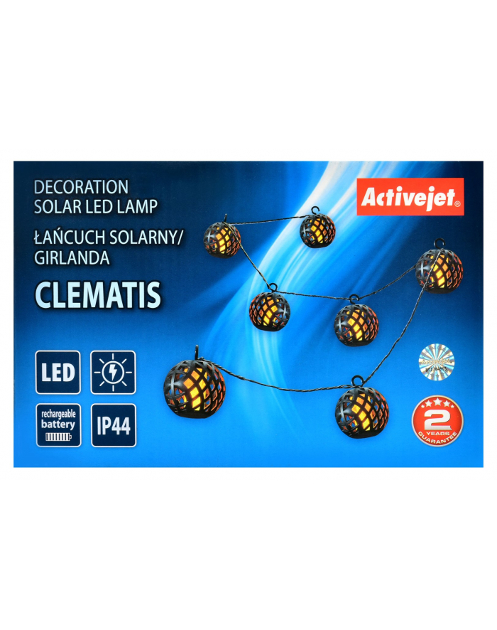 Łańcuch solarny/girlanda LED Activejet AJE-CLEMATIS główny