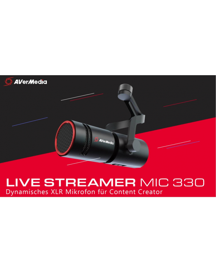 AVERMEDIA MIKROFON Live Streamer 330 główny