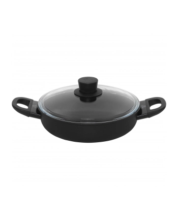 Patelnia BALLARINI Avola głęboka z 2 uchwytami tytanowa 24 cm 75002-922-0