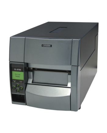 Citizen-Drukarka etykiet CL-S700II/203dpi/termotransferowa/LCD/USB/RS232/Ethernet/czarny/ZPL/DPL