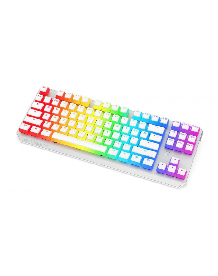 Klawiatura SPC GEAR GK630K Tournament Kailh Brown RGB Onyx White Pudding Edition (SPG063) główny