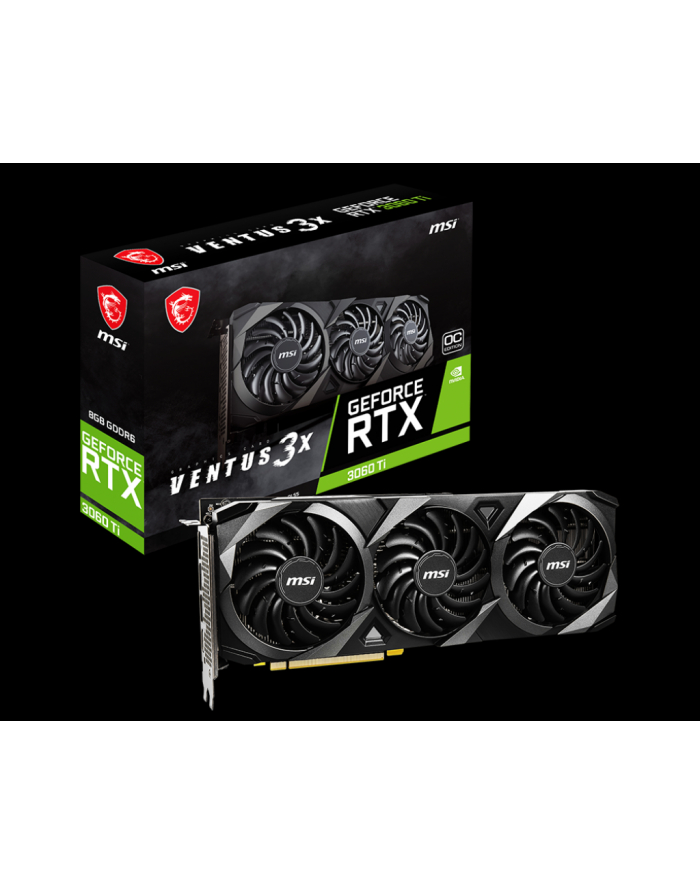 Karta graficzna MSI GeForce RTX 3060 Ti VENTUS 3X 8G OC LHR główny