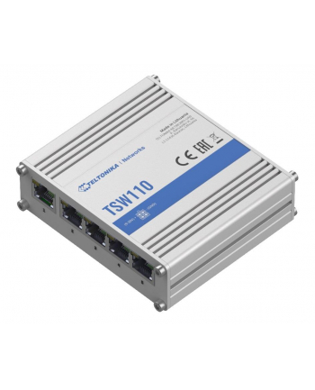 TELTONIKA TSW110 Switch  5x RJ45 1000Mb/s  L2