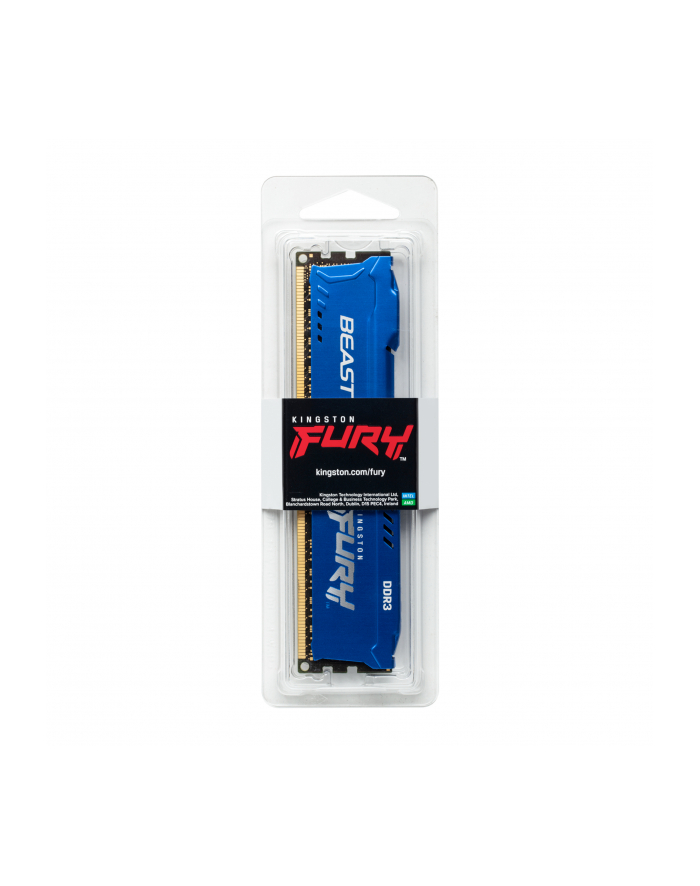 KINGSTON 4GB 1600MHz DDR3 CL10 DIMM FURY Beast Blue KF316C10B/4 główny