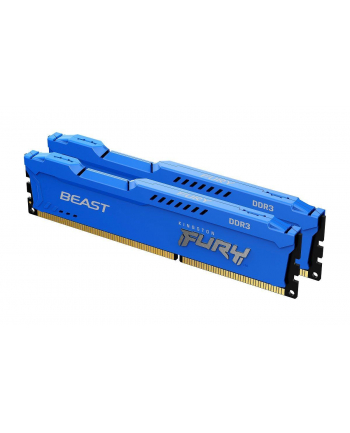 KINGSTON 8GB 1600MHz DDR3 CL10 DIMM (Kit of 2) FURY Beast Blue KF316C10BK2/8