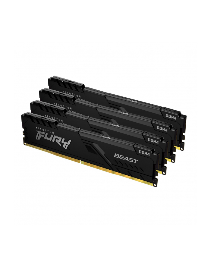 KINGSTON 16GB 3200MHz DDR4 CL16 DIMM (Kit of 4) FURY Beast Black KF432C16BBK4/16 główny