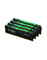 KINGSTON 32GB 3600MHz DDR4 CL17 DIMM (Kit of 4) FURY Beast RGB KF436C17BBAK4/32 - nr 25