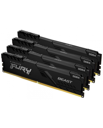 Kingston 64GB 3600MHz DDR4 CL18 DIMM (Kit of 4) FURY Beast Black KF436C18BBK4/64