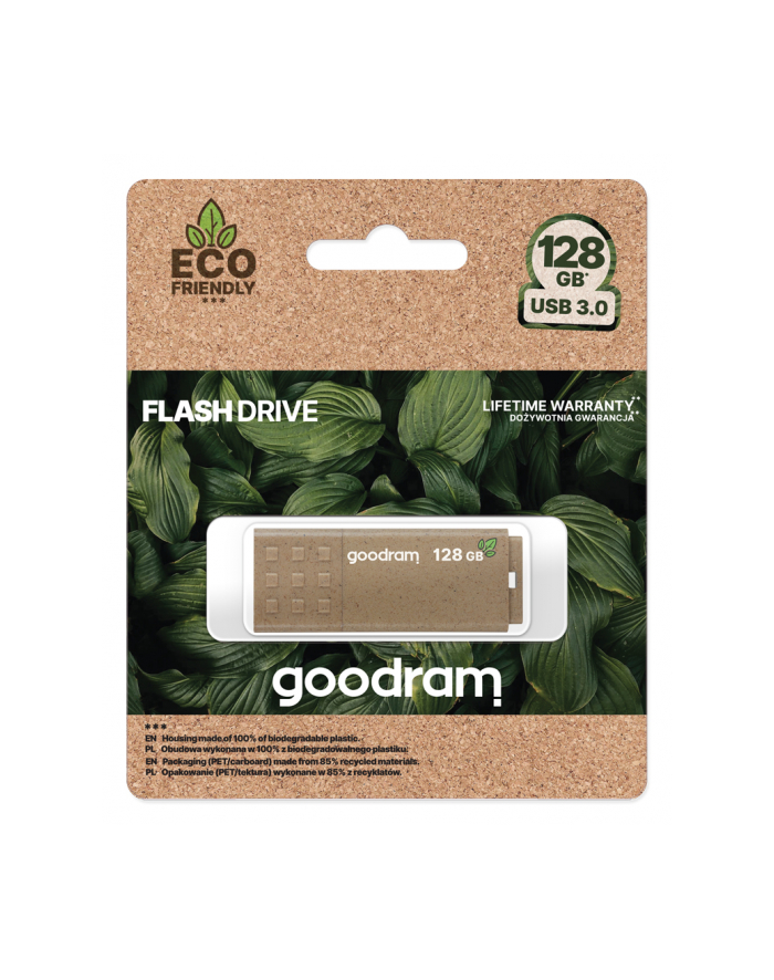 GOODRAM FLASHDRIVE 128GB UME3 ECO FRIENDLY USB 30 GOODRAM RETAIL główny