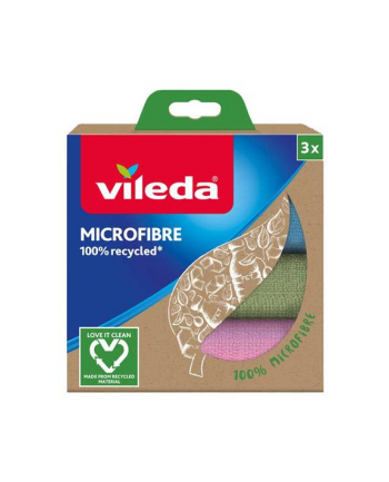 VILEDA Ściereczka Mikrofibra 100% Recycled 3 szt