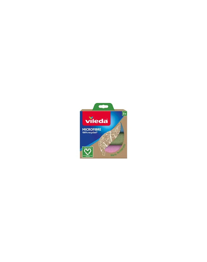 VILEDA Ściereczka Mikrofibra 100% Recycled 3 szt główny
