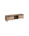 cama meble Szafka RTV NORD II 170cm dąb wotan/antracyt - nr 2