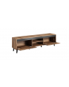 cama meble Szafka RTV NORD II 170cm dąb wotan/antracyt - nr 6